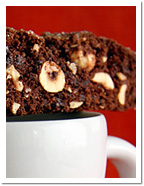 Шоколадно-ореховое сухарное печенье